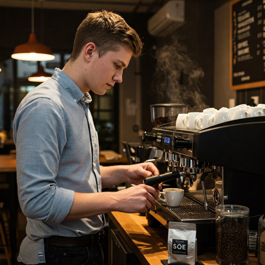 Barista brew SOE with Espresso Machine