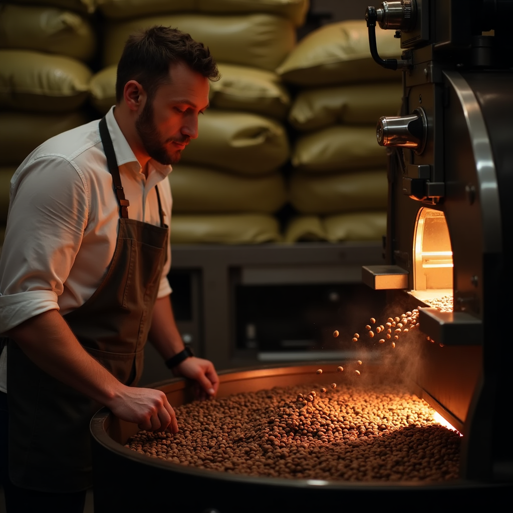 Coffee Bean Roasting Process
