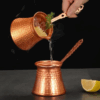 Copper Turkish Pot Greek Arabic Coffee Maker - Image 5