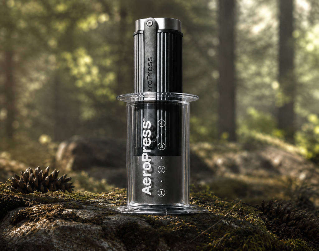Portable AeroPress Mnaual Grinder